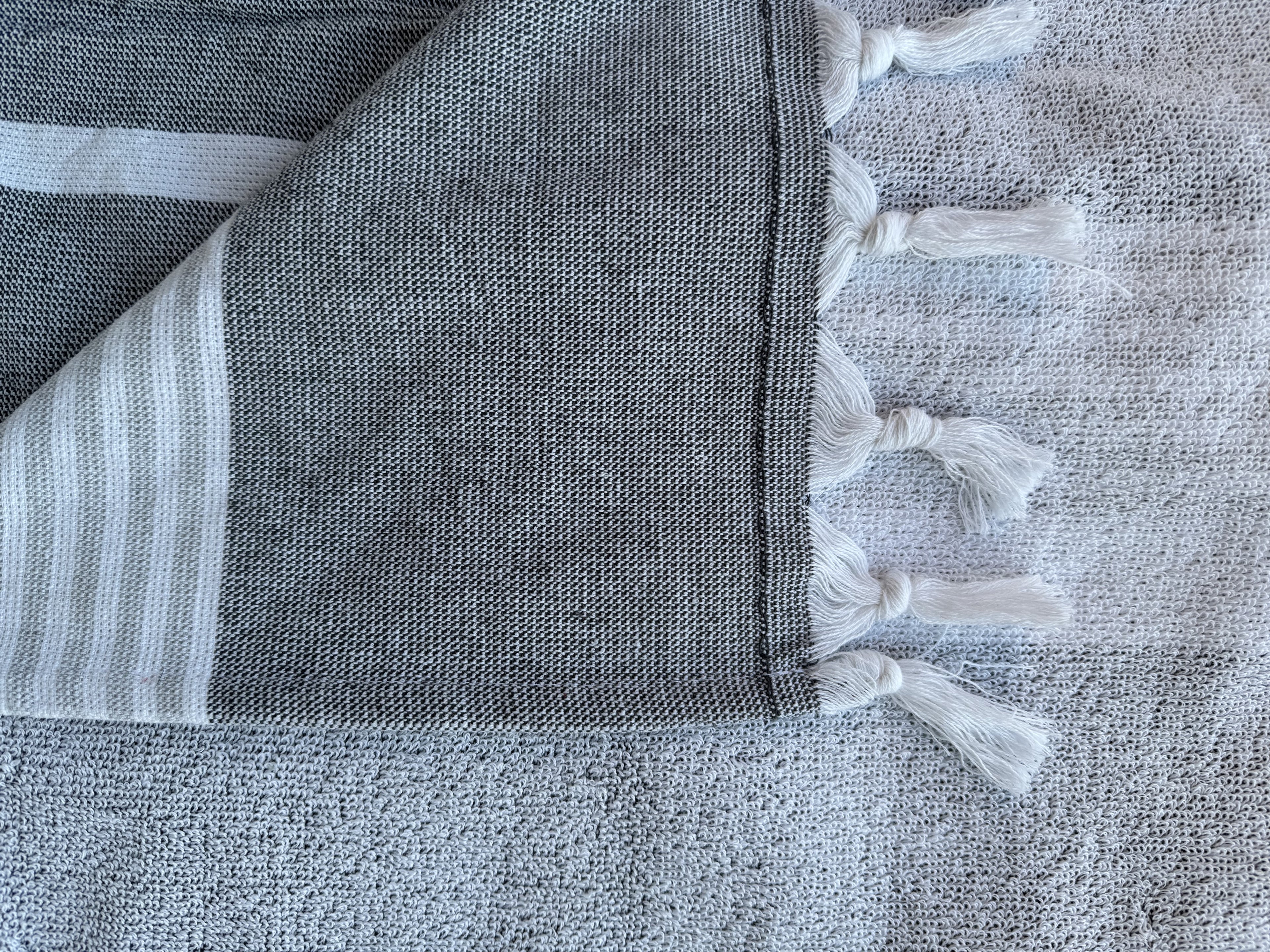 Hamamhandduk med brodyr 180 x 90