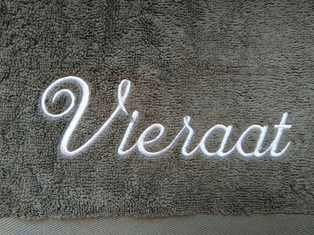 Grå badrock med brodyr