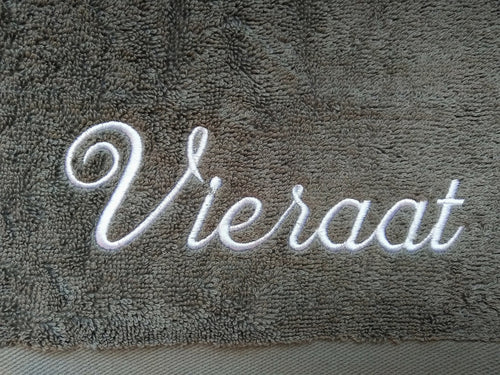 Grå badrock med brodyr